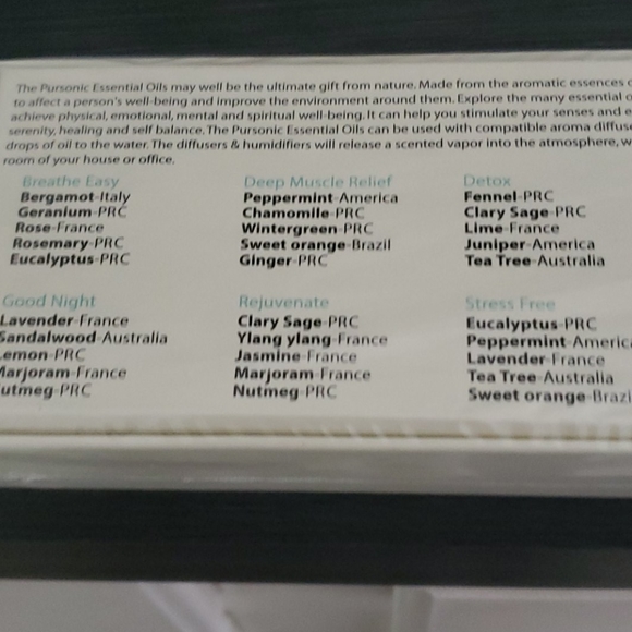 Essential oils 6 pack scents above - Picture 3 of 4